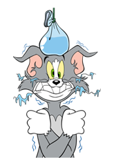 Tom och Jerry klistermärke 12