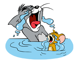 Tom och Jerry klistermärke 17