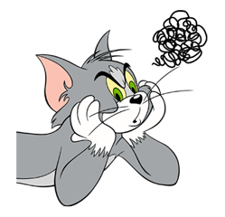 Tom och Jerry klistermärke 23