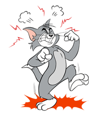Tom och Jerry klistermärke 32