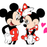 Dejlig Mickey og Minnie klistermærker 22