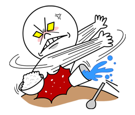 Moon Mad Angry Stickers 37