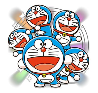 Doraemon Adesivos 33