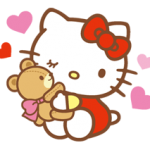 Hello Kitty Mutlu Günler Sticker 3