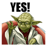 Star Wars Yoda klistremerker Collection 2