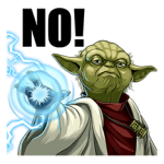 Koleksi Star Wars Yoda Stiker 3
