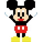 Disney 8bit Sticker 1