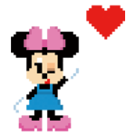 Disney 8bit Sticker 2