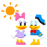 Disney 8bit Sticker 3