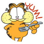 Garfield наклейки 2