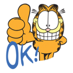 Garfield Çıkartma 34