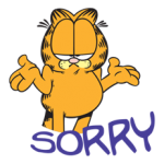 Garfield Çıkartma 39
