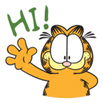 Garfield Çıkartma 9