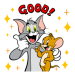 Tom i Jerry Naklejka 2