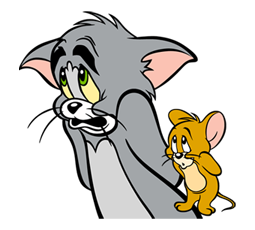 Tom és Jerry matrica 15