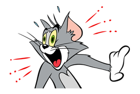 Tom och Jerry klistermärke 19