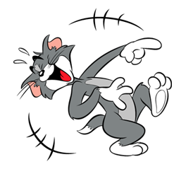 Tom y Jerry Etiqueta 28
