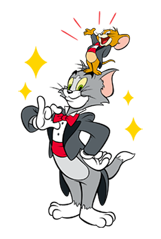 Tom és Jerry matrica 34