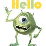 Monsters Inc αυτοκόλλητο 10