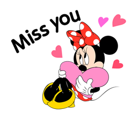 Lovely Mickey and Minnie Stickers 5