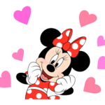 Piękny Mickey i Minnie Naklejki 20