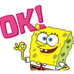 Stiker SpongeBob SquarePants 1