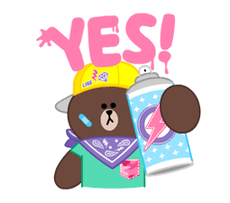 LINE Characters: Party Time Stickers 16
