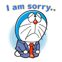 Doraemon sur les autocollants d'emploi 1