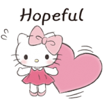 Hello Kitty Polite Klistermärken 1
