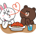 Brown & Cony's Thrilling Date Stickers 1