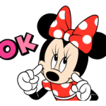Minnie Mouse Stiker 1