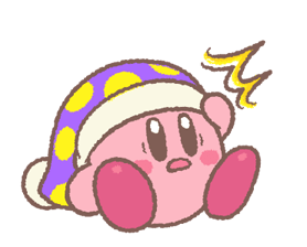 Puffball autocolant Set Kirby 10