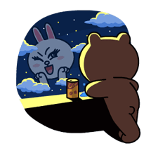 Brown & Cony's Lonely Hearts Date Stickers 11