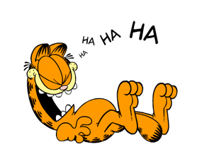 Garfield Çıkartma 11