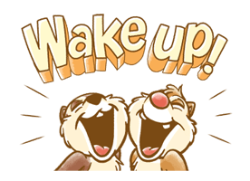 Chip 'n' Dale Fluffy Moves Stickers 12