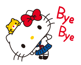 Hello Kitty: Sederhana dan manis Stickres