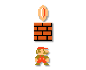 frații Super Mario. 8-bit Abțibilduri 12