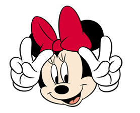 Mickey et Minnie: mains Autocollants 12