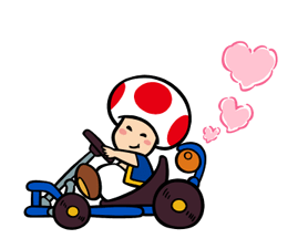 Αυτοκόλλητα Mario Kart 12
