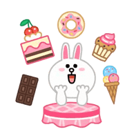 LINE Characters: Pastel Cuties Stickers 12