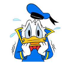 Autocollants Donald Duck 12