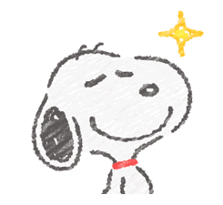 Roztomilý Crayon Snoopy Nálepky 13