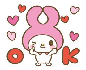 My Melody: Sweet as Can Be! Stickers 18