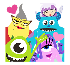 monsters, Inc. stickers 14