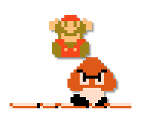 frații Super Mario. 8-bit Abțibilduri 14