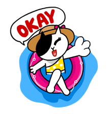 LINE Characters - Happy Vacations Stickers 14