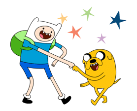 Autocollants Adventure Time
