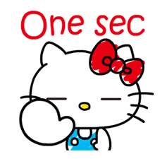 Balasan Cepat Hello Kitty! Stiker 15