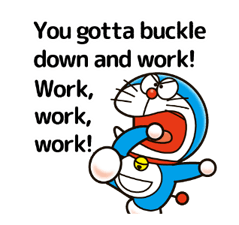 Doraemon's Adages Stickers 15