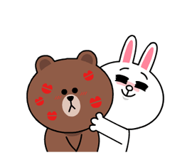 Brown & Cony's Heaps of Hearts! Stickers 15